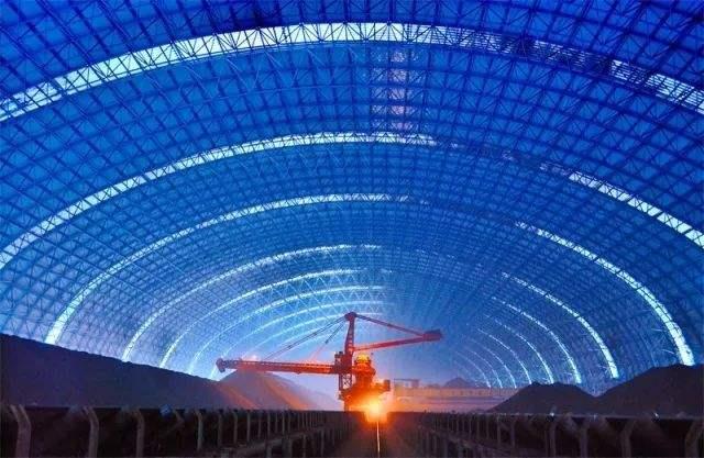 霍州亿优钢构工程师为您解析原料场封闭技术的特点和类型